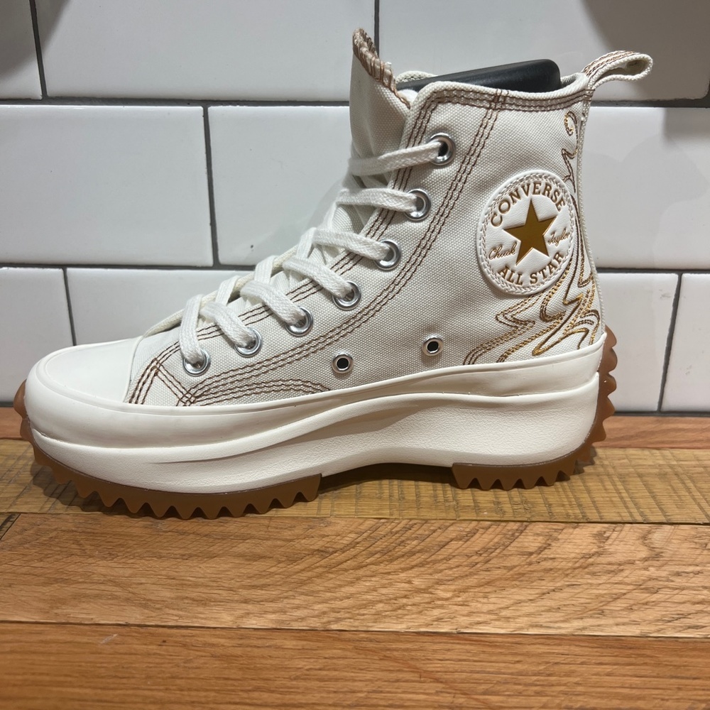 CONVERSE Run Star Hike Platform High Western Embroidery New Women's - Picture 2 of 4